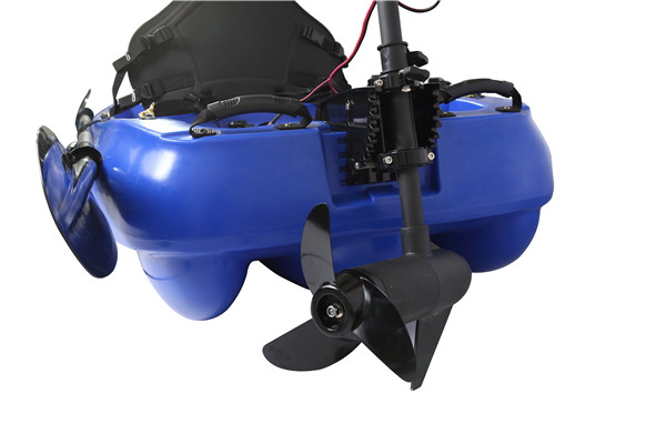 Single Electric Power Sit on Top Plastic Kayak