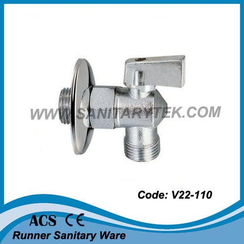 Chrome Bibcock Tap with Rosette (V20-032)