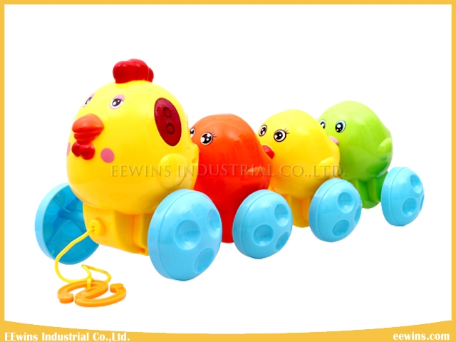 Plastic Toys Chickens with Lovely Sounds for Baby