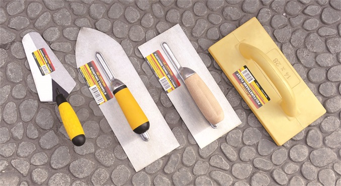 Hand Tools Cushion Grip Bricklaying Trowel /Trowel Gauging 7