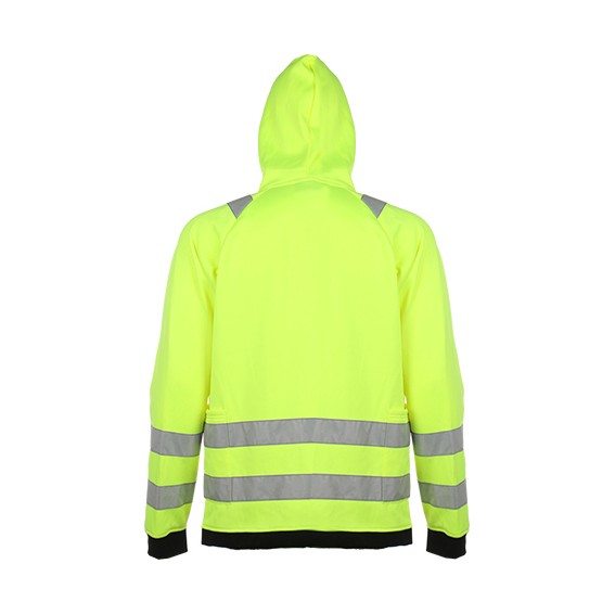 Custom Zip up Fluorescence Suit Hooded Sweatshirt