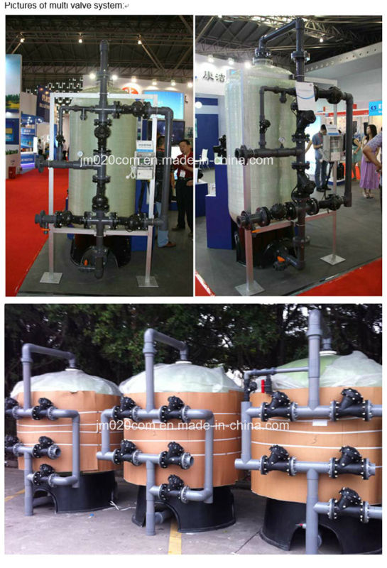 High Flow Rate Multivalve Water Filter for Industrial Water Treatment Plant