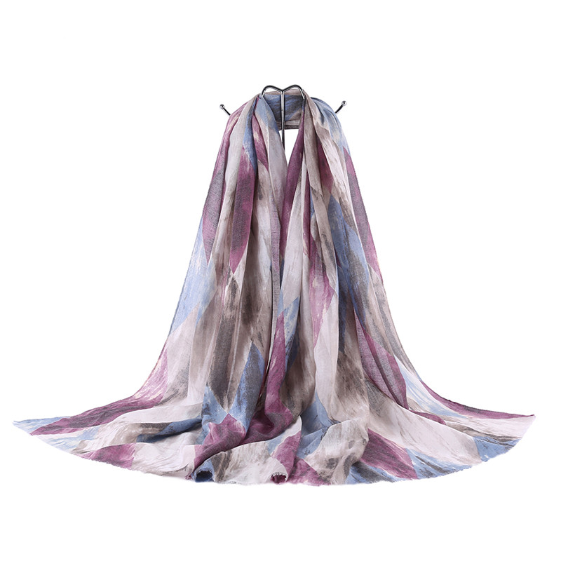 Women Polyester Winter Fashion Scarf Pashmina Shawl