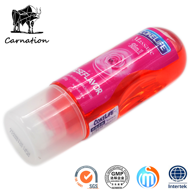 Water Soluble Rose Flavor Sex Lubricant Toys