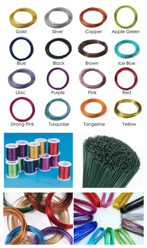 China Supply Aluminium Colorful Craft Wire