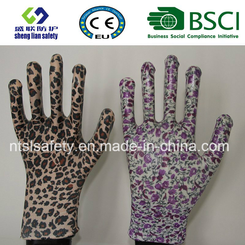 Nitrile Coated Garden Glove Safety Glove