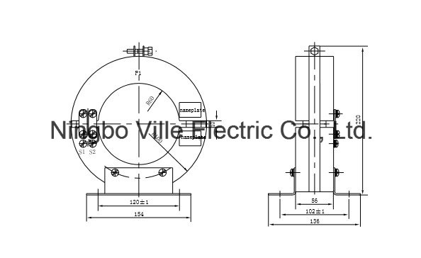 Cast Resin Insulated Current Transformer Zero Sequence Instrument Transformer /Measurement Transformer