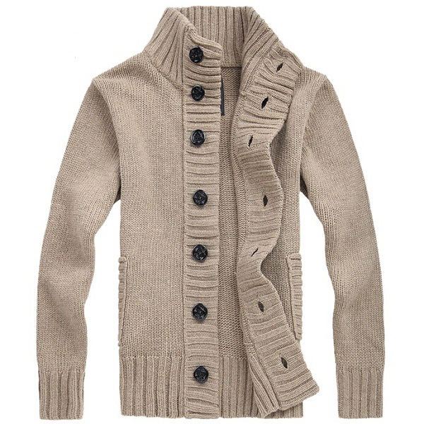 High Quality Winter Thick Stand Collar Ment's Sweater/Knitting Coat