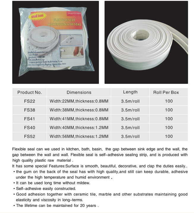 Caulk Seal, Bath Strip, Bath Seal