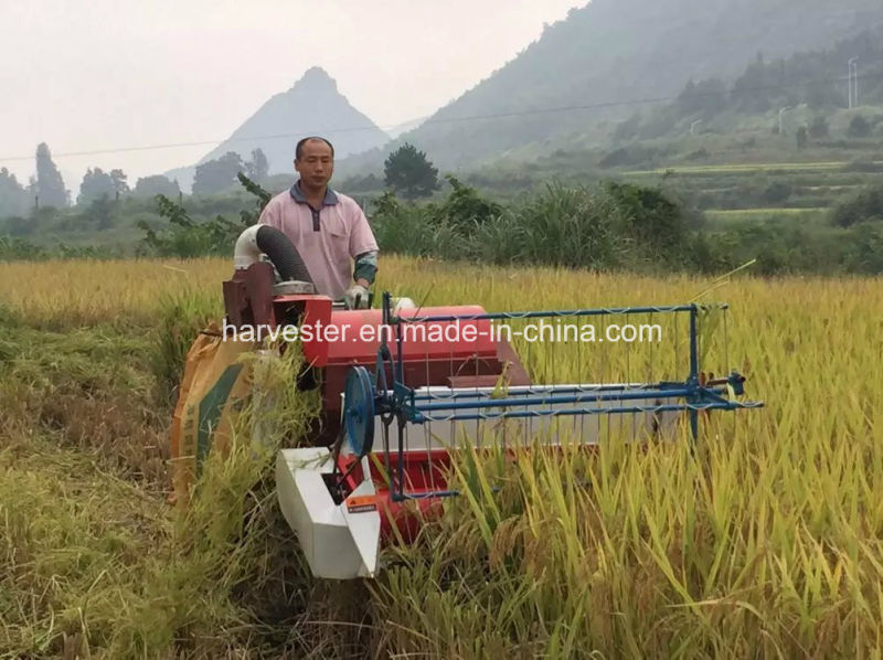 Mini Harvester for Rice and Wheat Harvesting