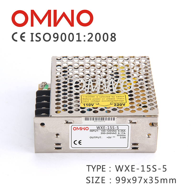 Wxe-15s-5 15W 5V 3A LED AC/DC Switching Power Supply