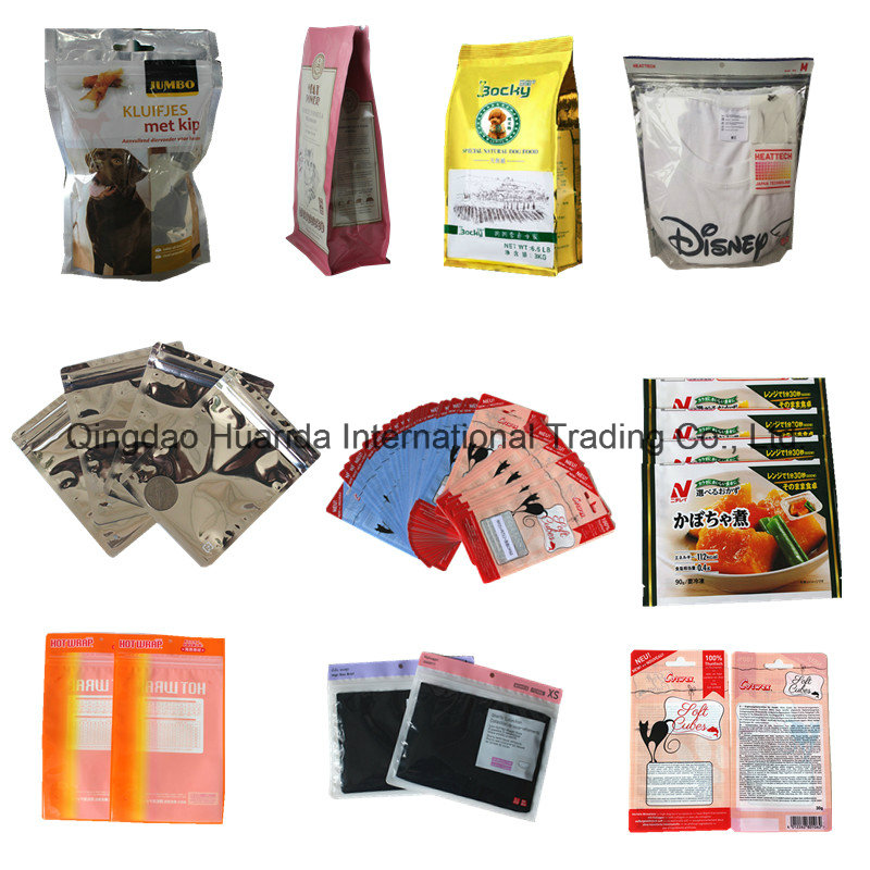 Plastic Aluminum Stand up Coffee Packaging Food Bag with Zipper