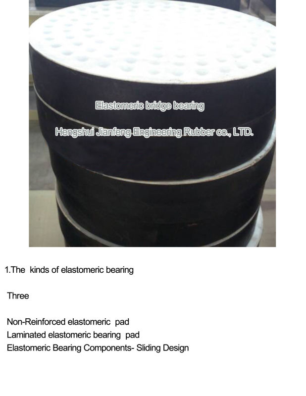 European Standard Designed Neoprene Rubber Bearing Pad to Agent