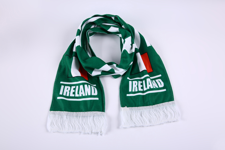 Popular Soccer Football Knitted Fleece Scarf