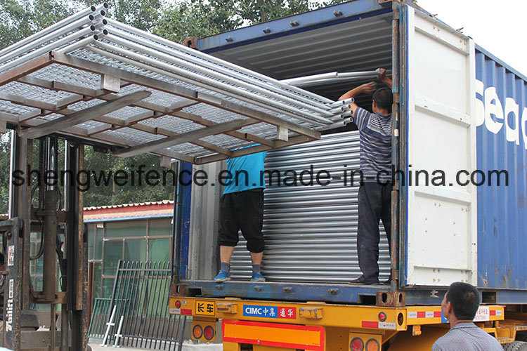 Easy Assembly Anti-Rust Galvanized Steel Temporary Fence for Sale