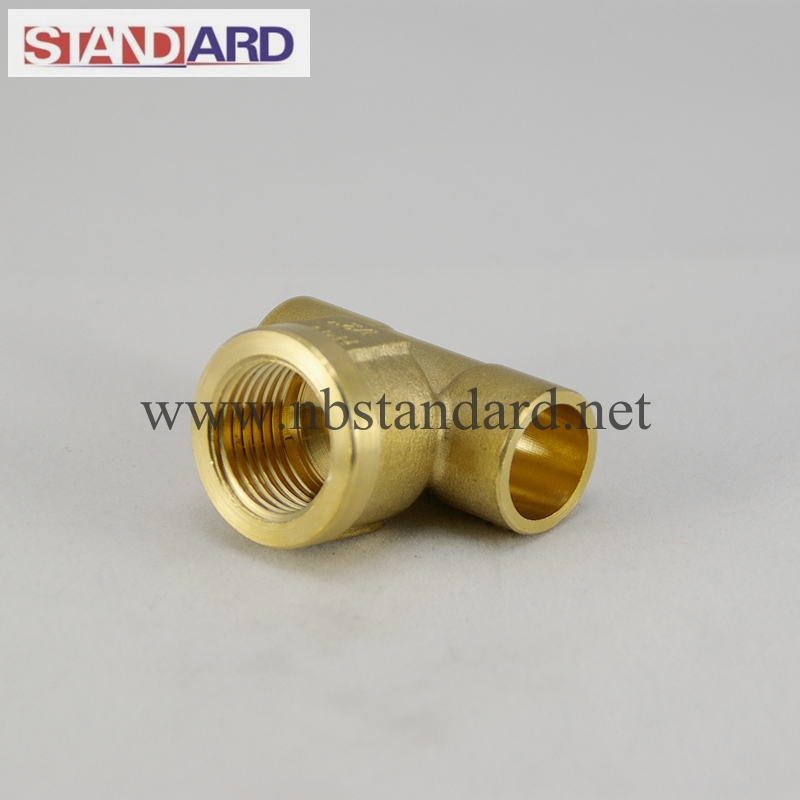 Solder Tee Fitting with Female Thread