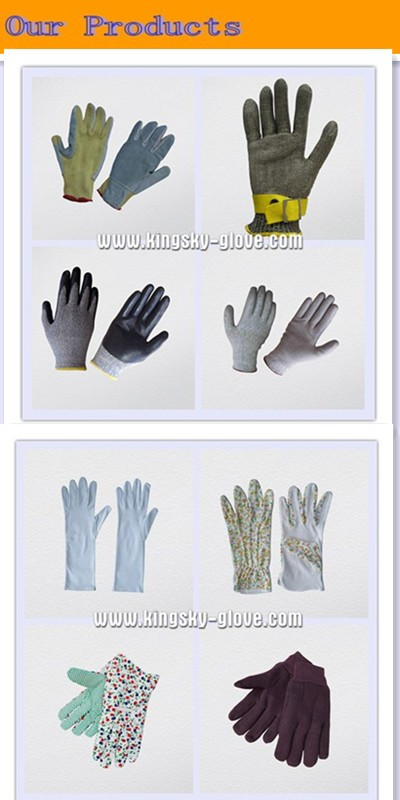 Economy Lady's Garden Work Glove with PVC Dots on Palm