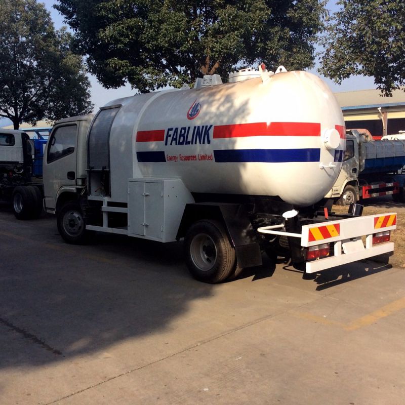 5000 Liters LPG Gas Tank Truck with Dispensing