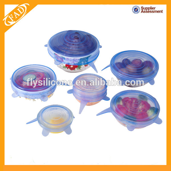 Bpa Free Silicone Stretch Fresh Cover for Fruit Bowl