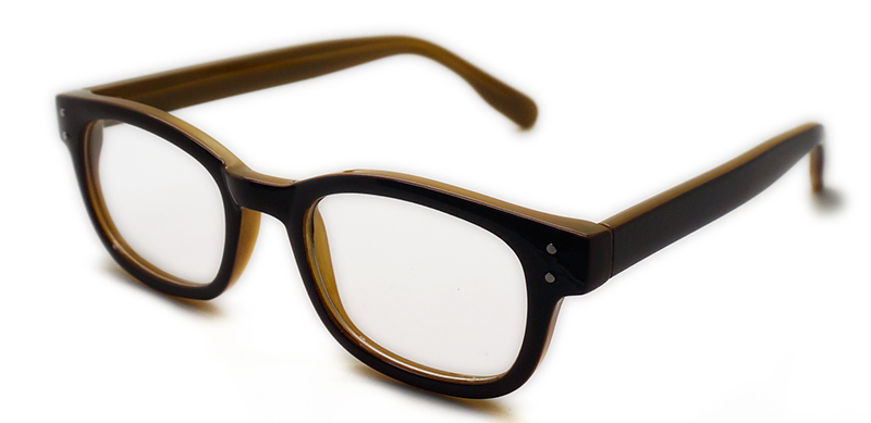 Unisex Acetate Reading Glasses with Metal Inside (WRP508320)