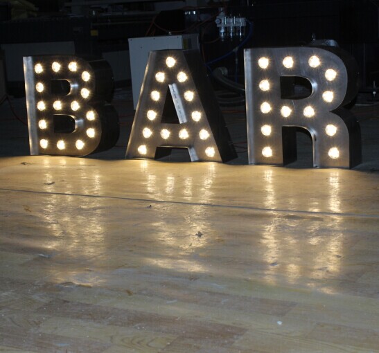 3D LED Illuminated Aluminium Outdoor Sign