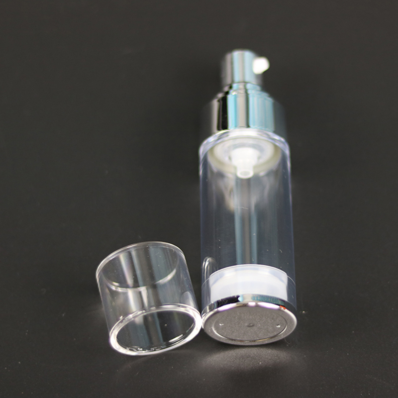 Pearl White Cosmetic Bottle with Airless Pump (NAB37)