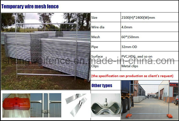 Australia Standard Portable Temporary Metal Fence