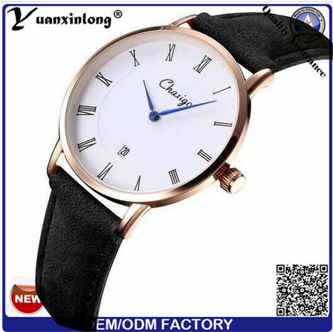 Yxl-306 Mens Simple Dw Style Watches Date Fshion Cheap Men Watch Business Genuine Leather Strap Watch