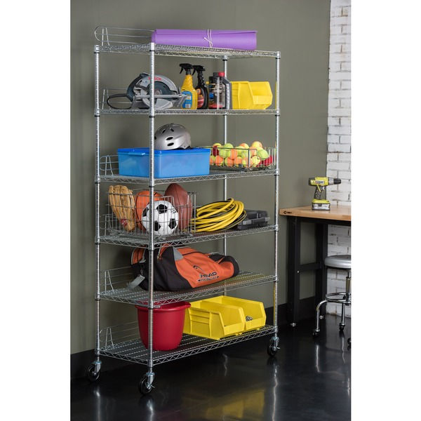 Multi-Functional DIY Metal Storage Wire Racking / Garage Wire Shelving