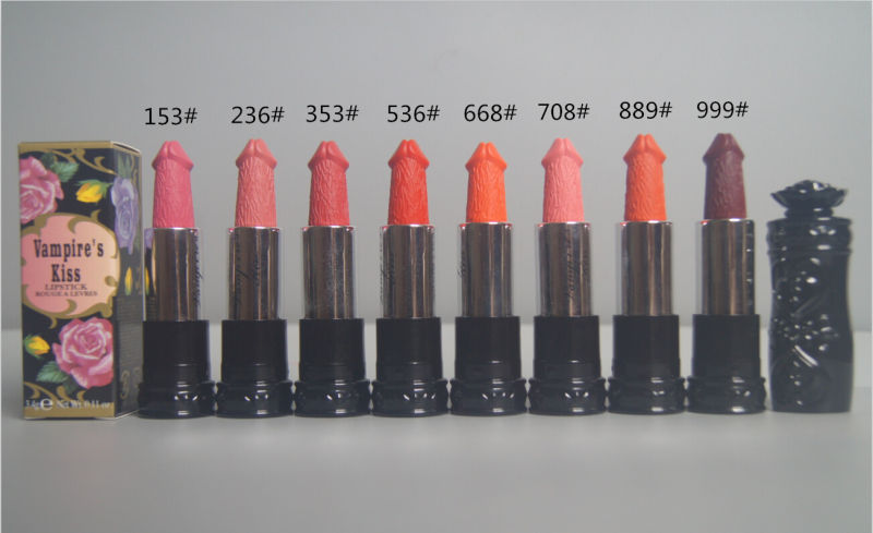 New Arrived Brand Makeup Vampires Kiss Lipstick, Matte Lipstick, Sex Lip Stick