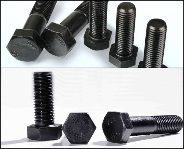 DIN931 Black Finish Hexagon Head Bolt