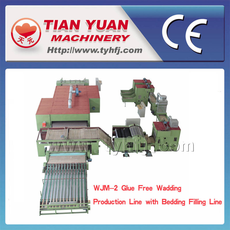 Nonwoven Machine Polyester Fiber Wadding Production Line