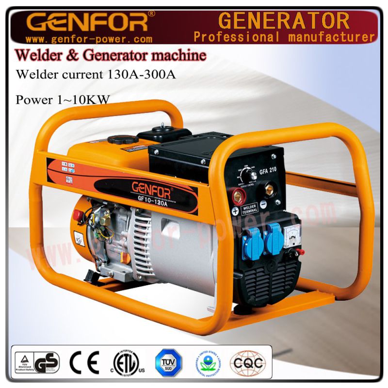 Open Type New Design Electric Single Phase 200A Gasoline Welder Generator for Sale