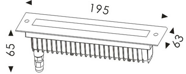 High Power LED Step Light 3W LED Linear Light for Step (820431HAS)