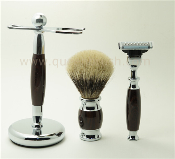 Top Quality Wholesale Shaving Brush Set with Badger Hair