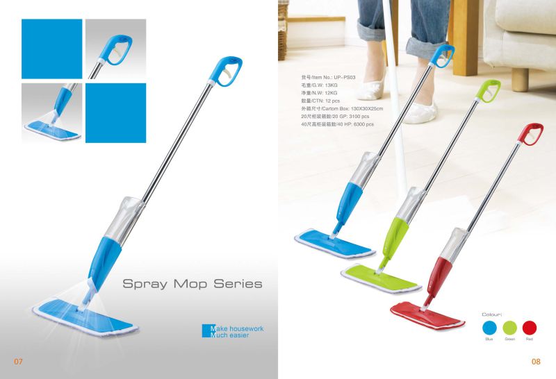 Stainless Steel Tube Microfibre Spray Mop