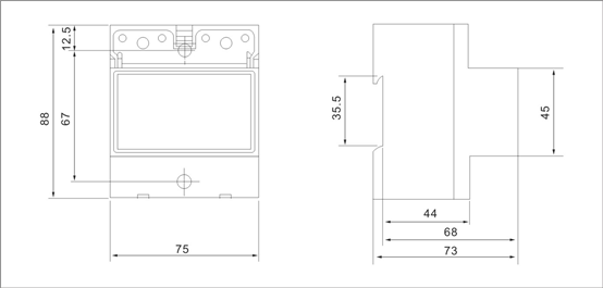 Best Seller 4p DIN Rail DIN-Rail Kilowatt-Hour Meter