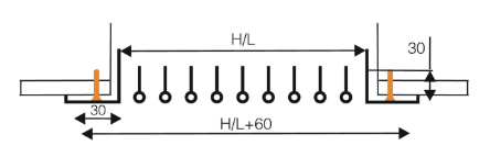 Aluminium Supply Air Single Deflection Grille