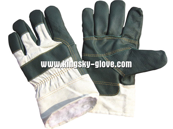 Full Palm Furniture Leather Winter Work Glove-4018