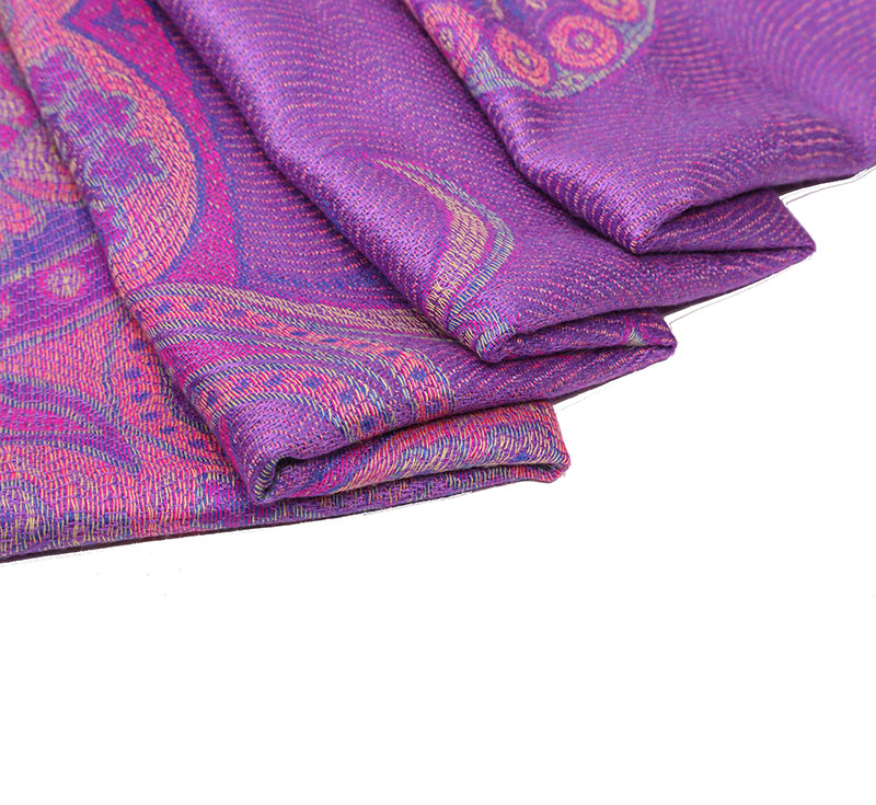 Ladies' Fashion Jacquard Shawl Scarf with Tassels