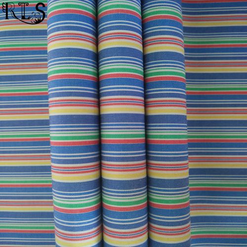 Cotton Stripe Poplin Woven Yarn Dyed Fabric for Garments Shirt/Dress Rls60-14po