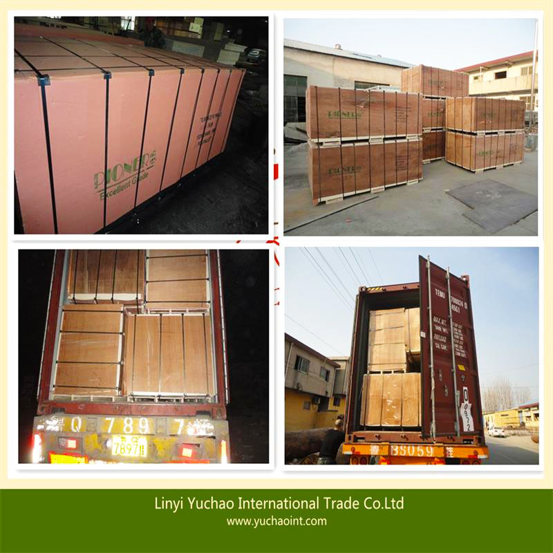 Red Face BB/CC Grade Commercial Plywood for Middle East Market