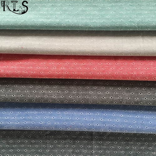 100% Cotton Jacquard Yarn Dyed Fabric Rls32-7ja