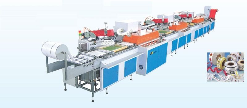 Spr-400 Auto Silk Care Label/ Barcode Labels Printing Machine