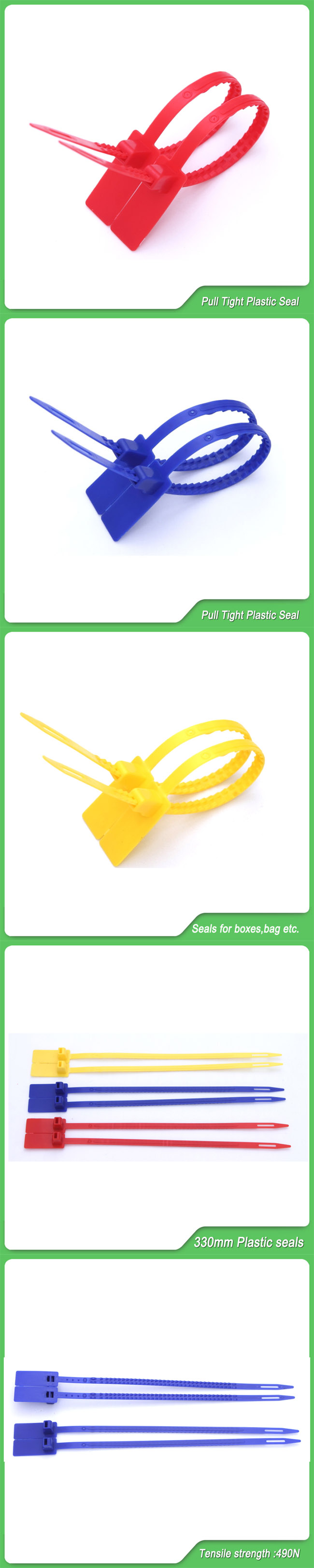 Safety Seal (JY330) , Pull Tight Heavy Duty Seals with Write Panel