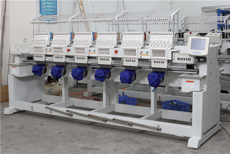 Good Quality 6 Head Computerized Embroidery Machine for Cap/T-Shirt/Flat Embroidery