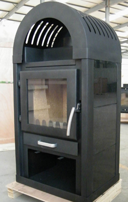 Double Door Cast Iron Stove (FIPA016) , Wood Burning Stove