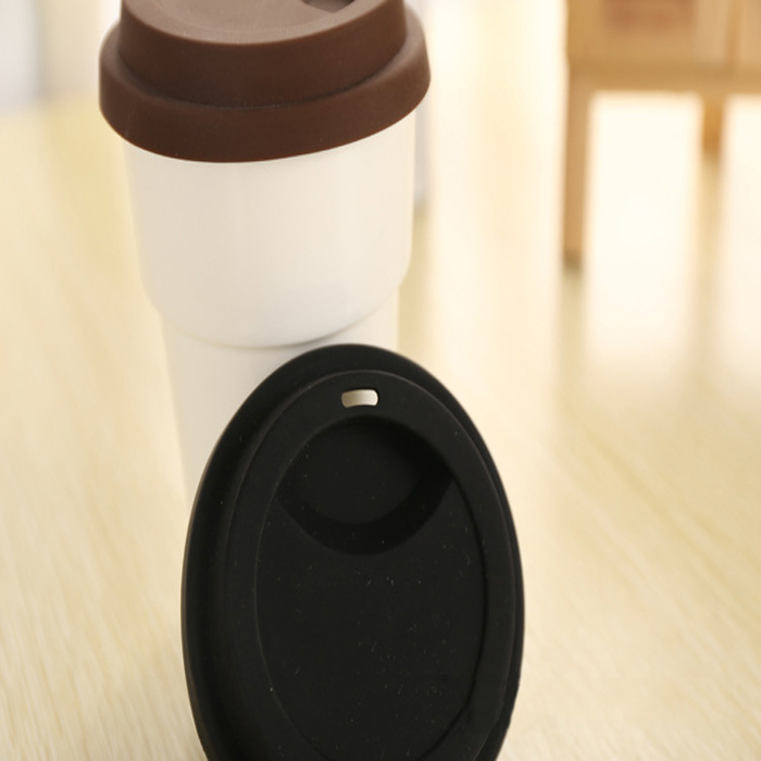 Food-Grade Silicone Lids for 360 Milliliter Coffee Cup