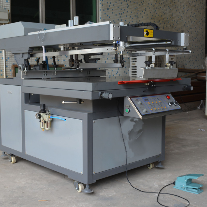Tmp-6090 Automatic Oblique Arm Flate Vacuum Silk Screen Printing Machine