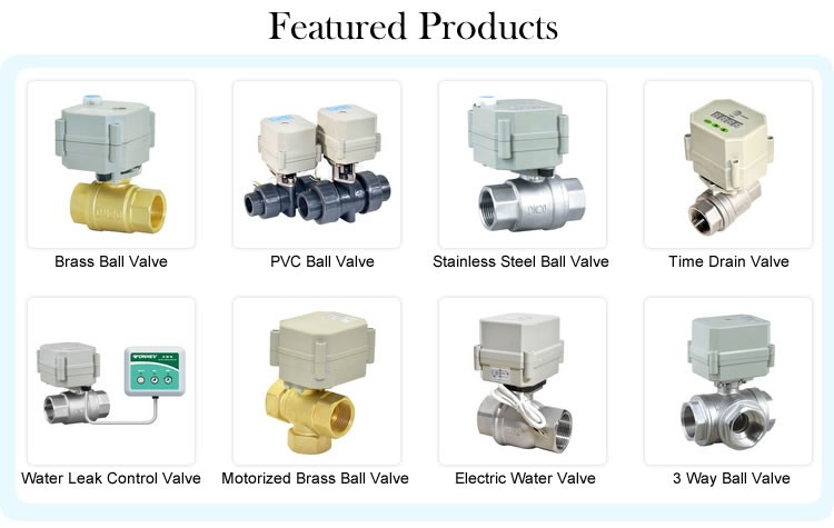 3 Way Electric Control Brass Ball Valve 3 Port Flow Control Valve with Manual Handle (DN15 DN20)